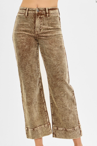 Risen HR Crop Straight Corduroy