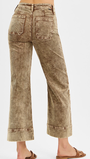 Risen HR Crop Straight Corduroy