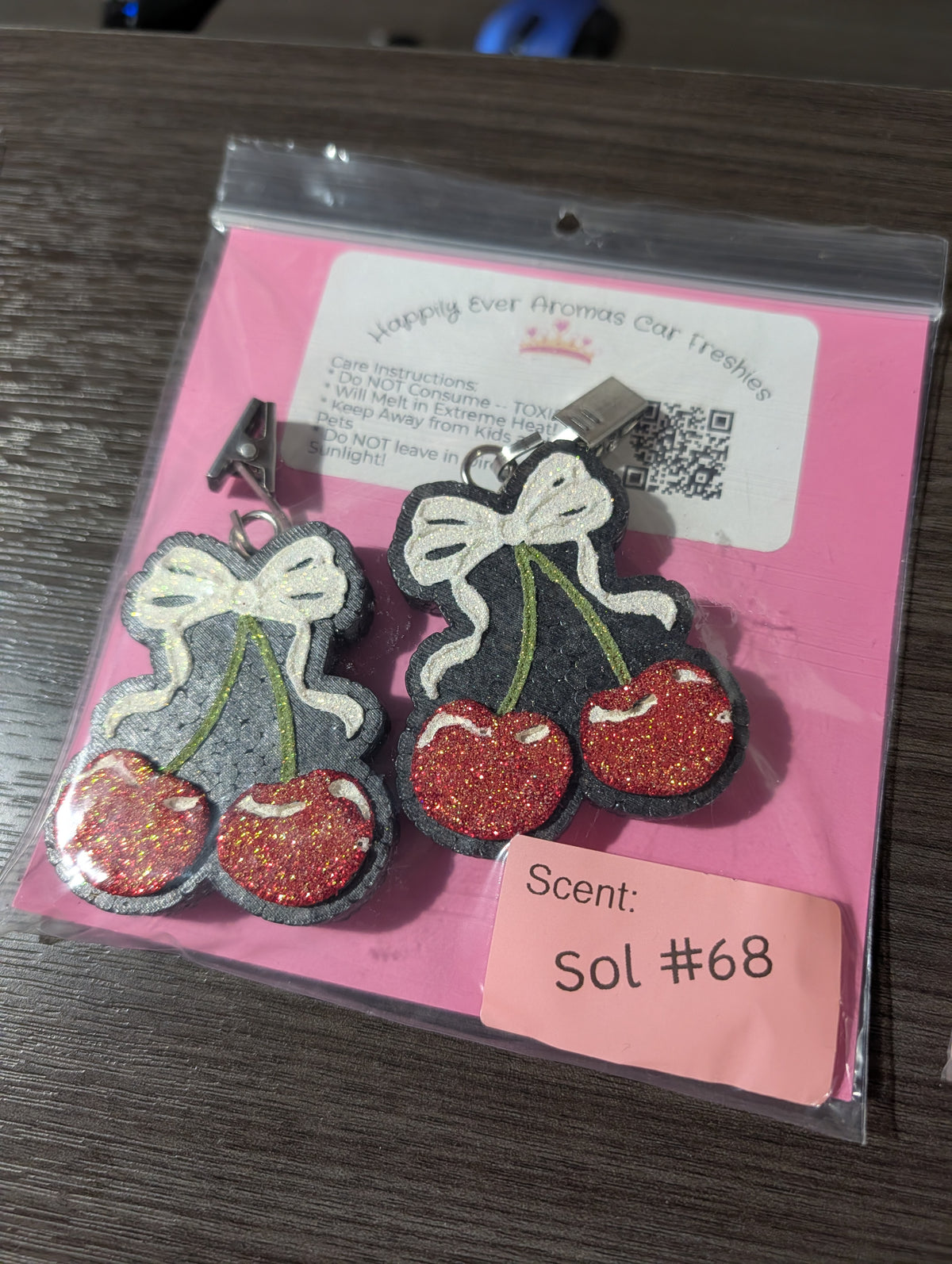 Cherry Vent Clips - Sol #68
