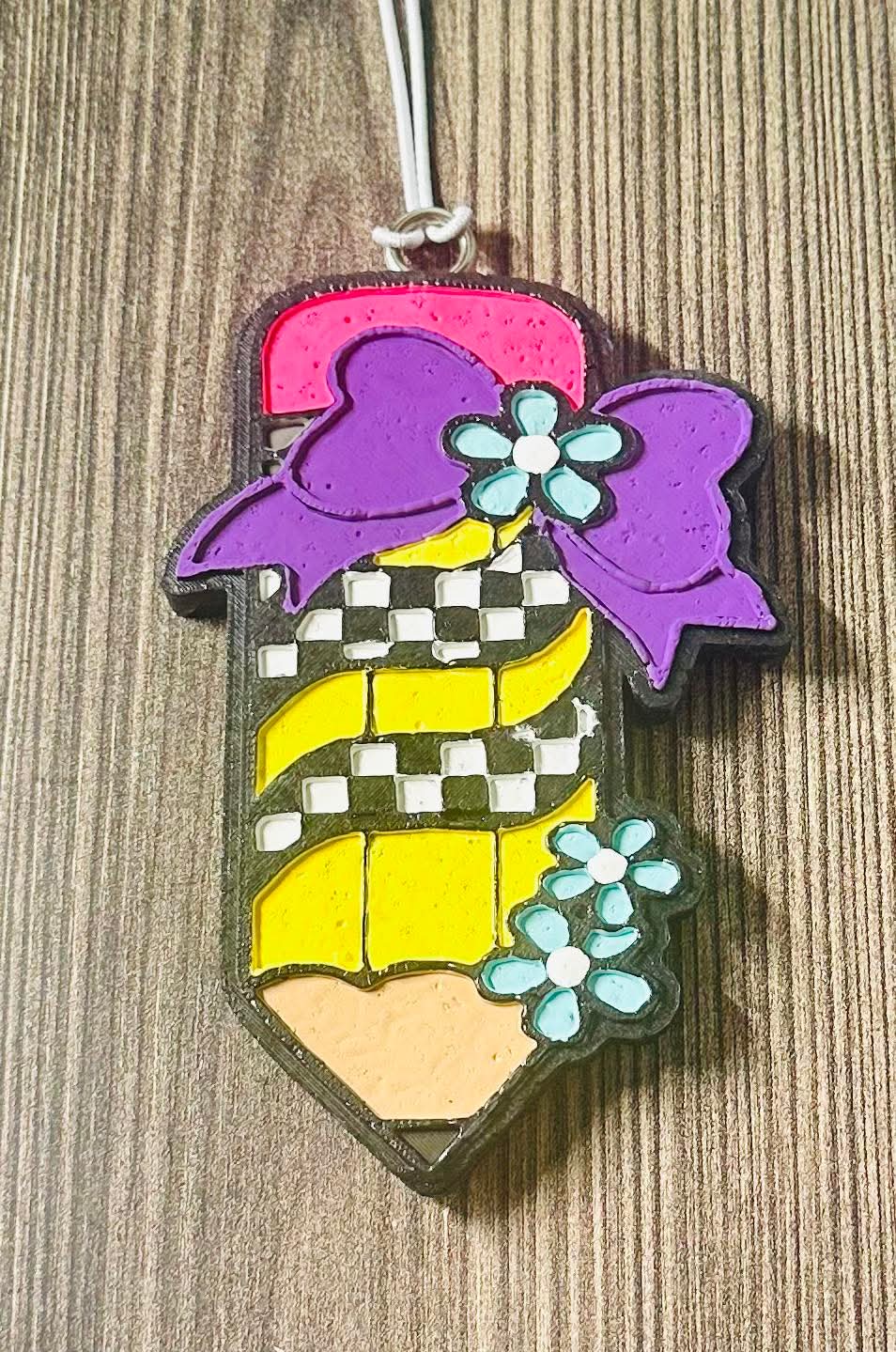 Checkered Pencil - Mexican Vanila
