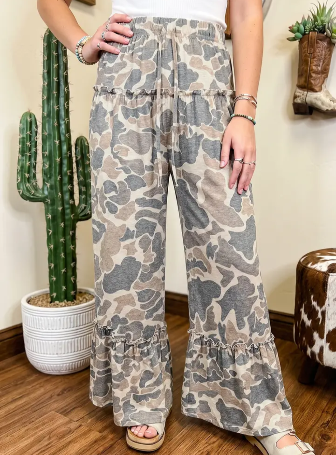Camo Wide Leg