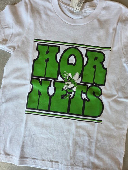 Retro White Hornets Tee