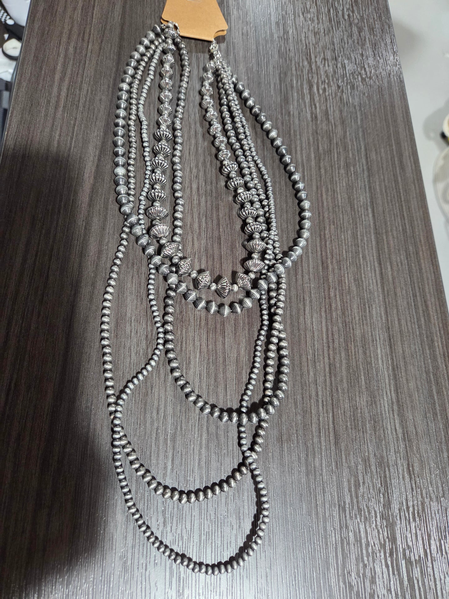Stacked Faux Navajo Necklace