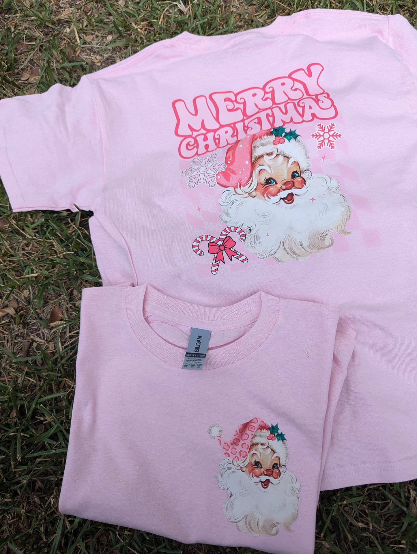 Pink Santa Tee