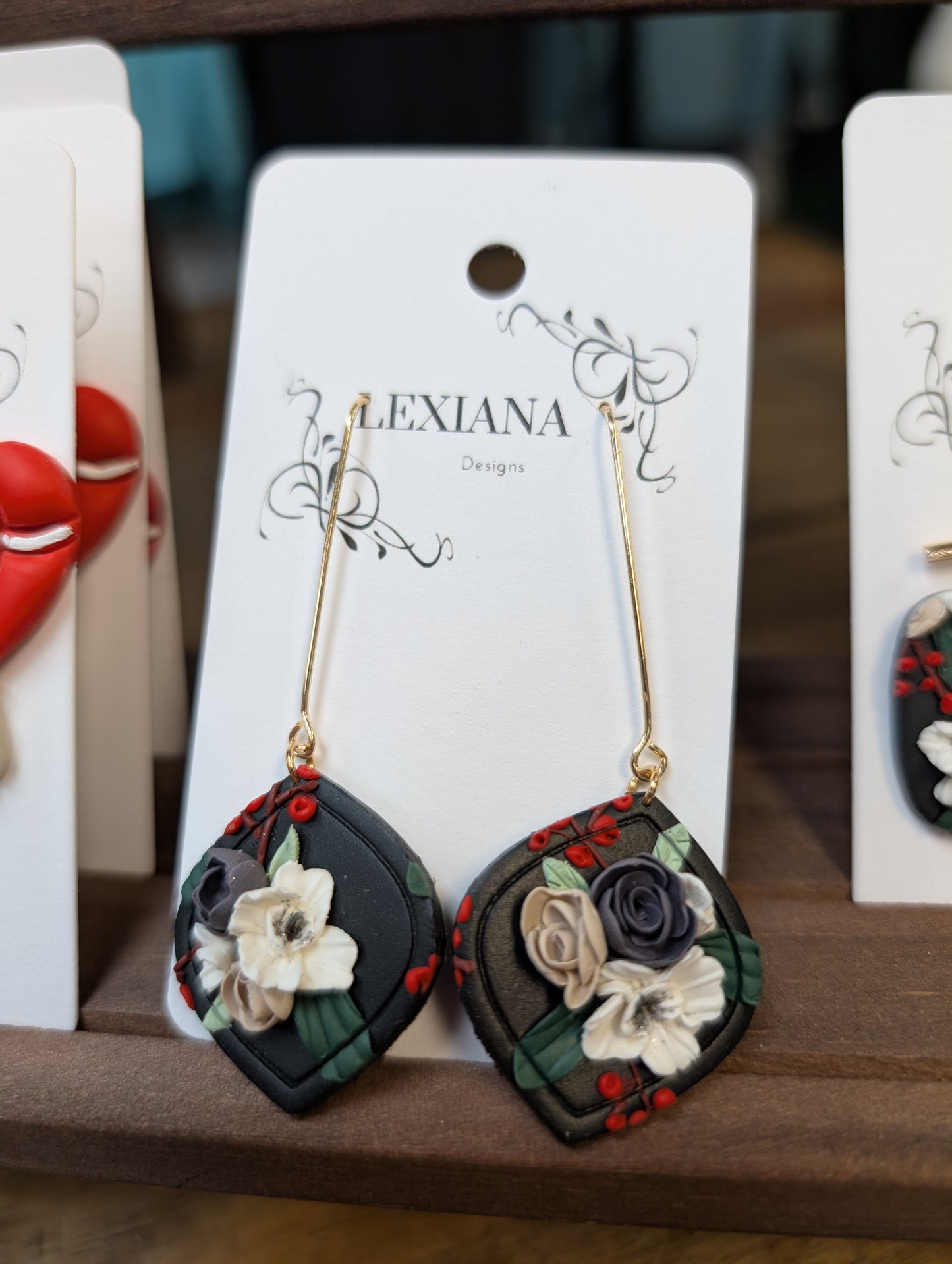 Floral Long Dangle