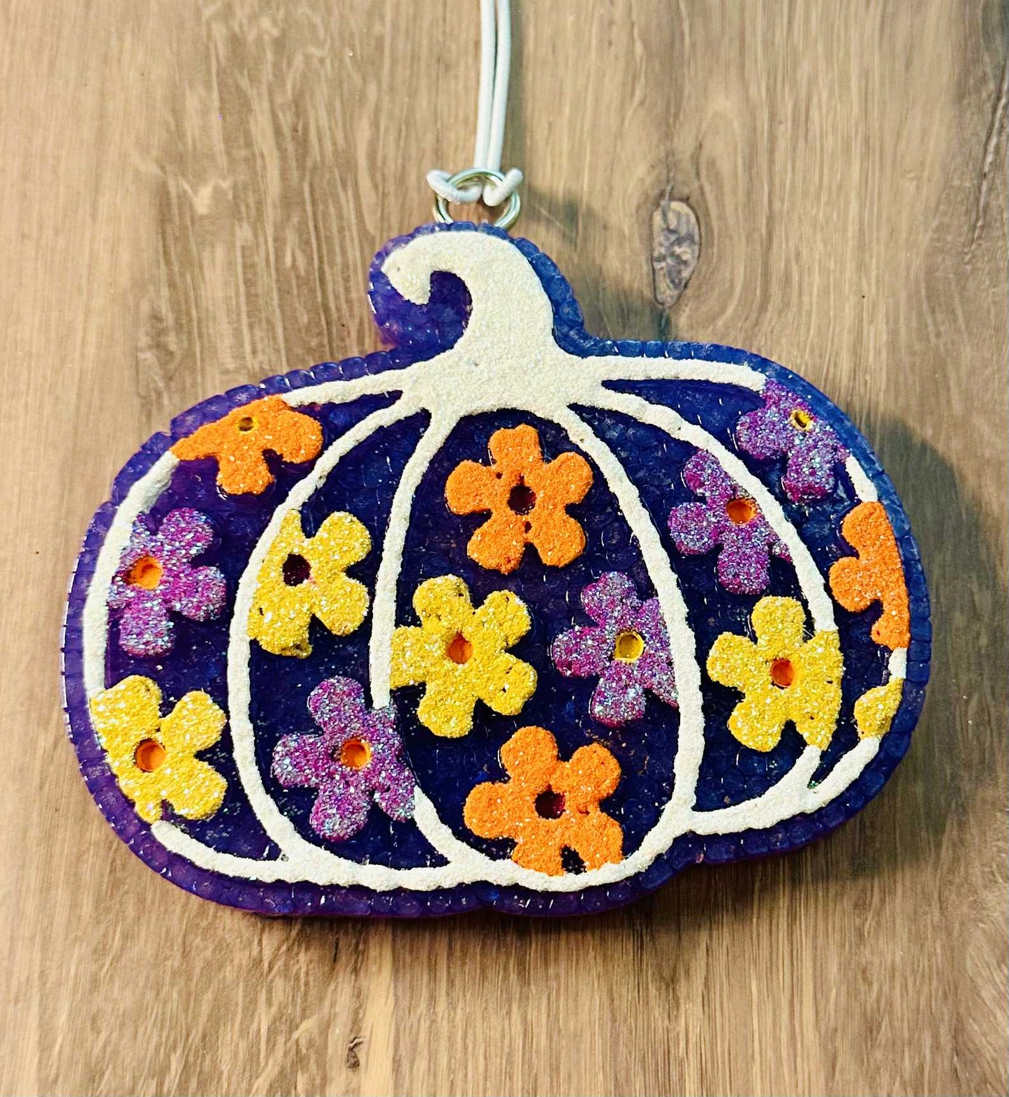 Floral Pumpkin - Blueberry Cobbler