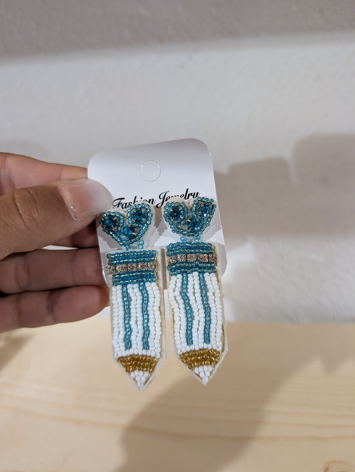Blue Bead Pencil