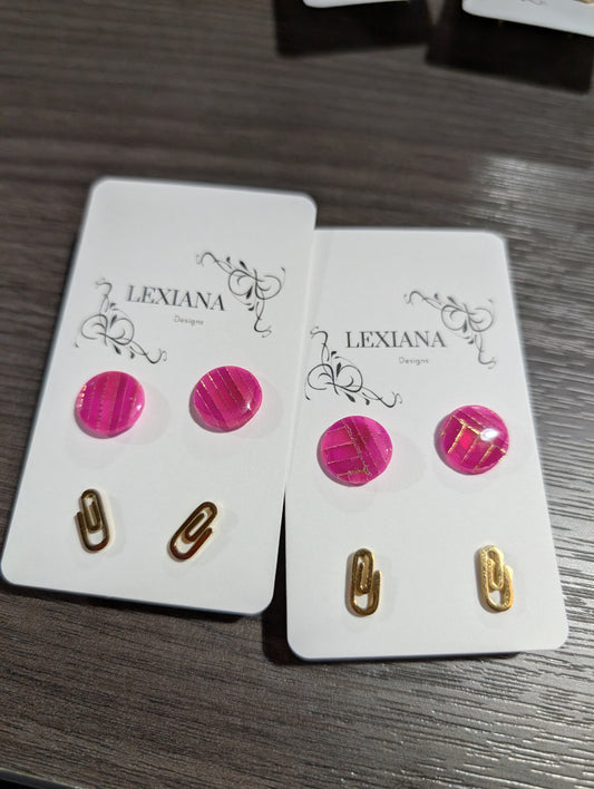 2pk - Pink/Paperclip