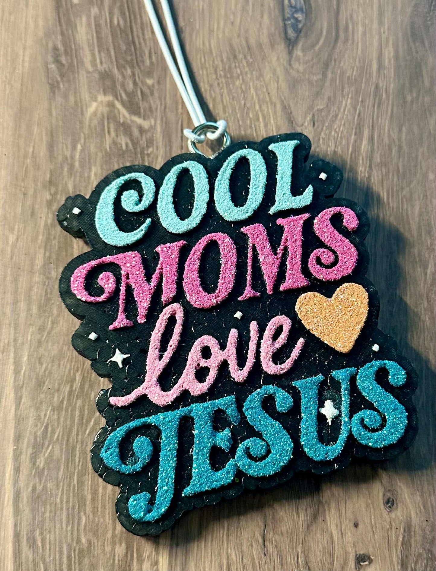Cool Moms Love Jesus - Black Cherry
