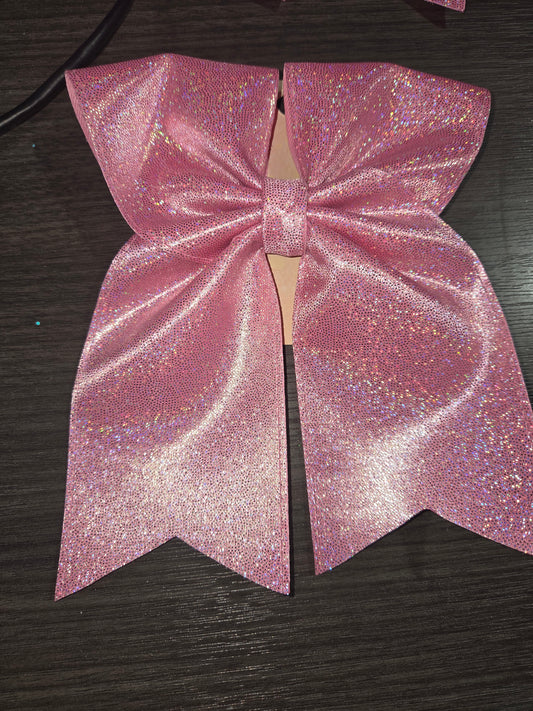 Pink Shimmer Bow