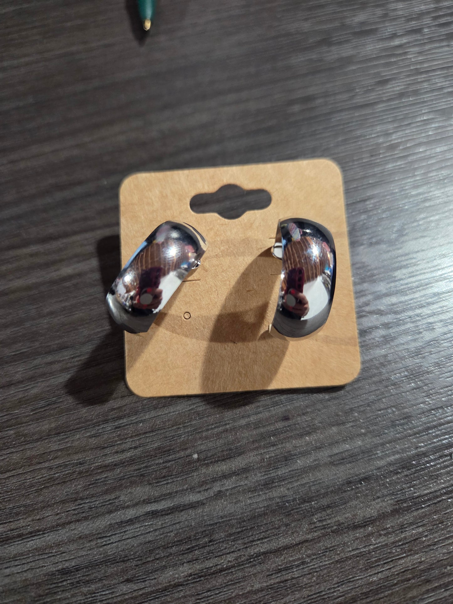 Solid Silver Hoops