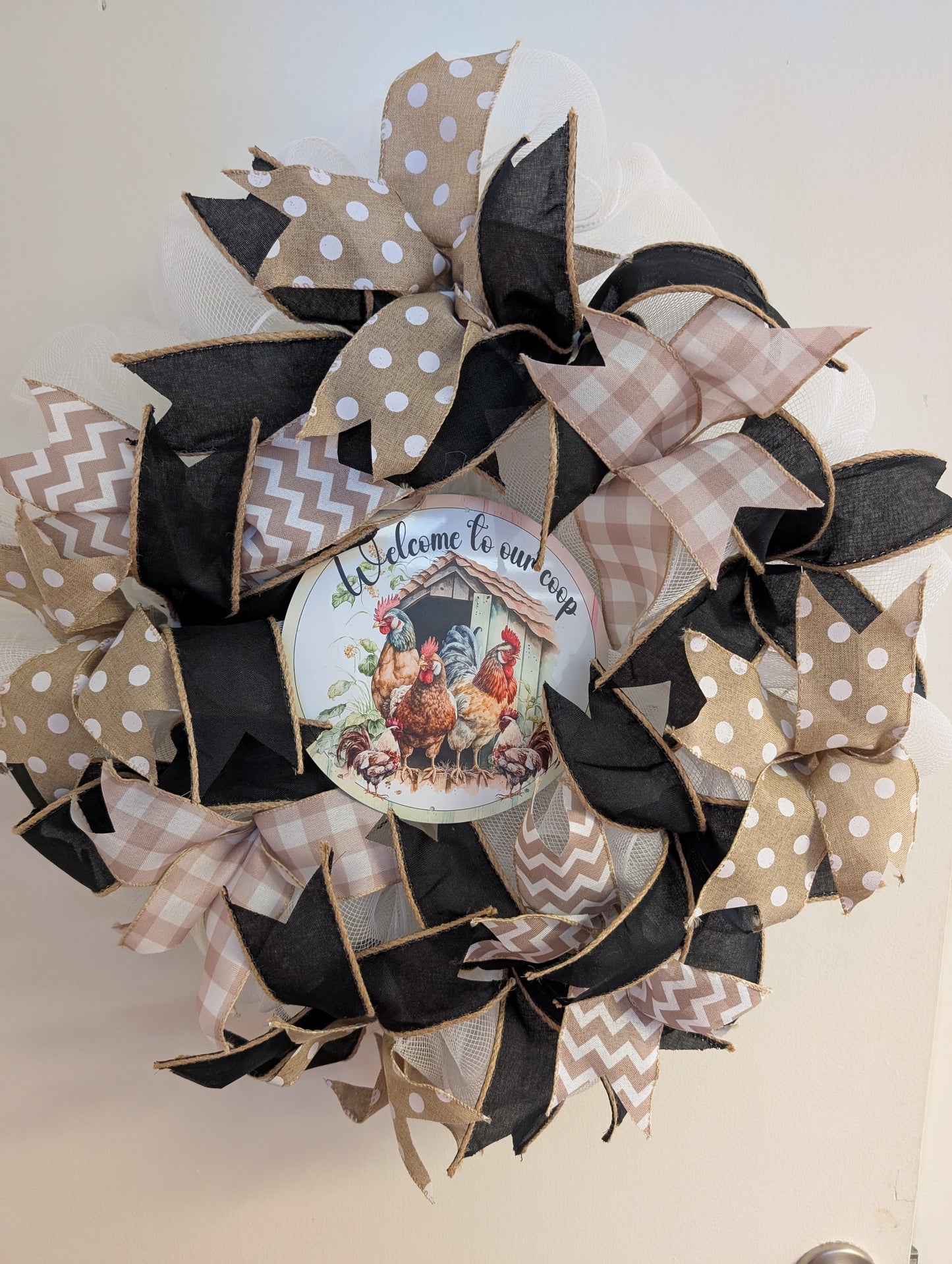 Welcome To Our Coop Wreath