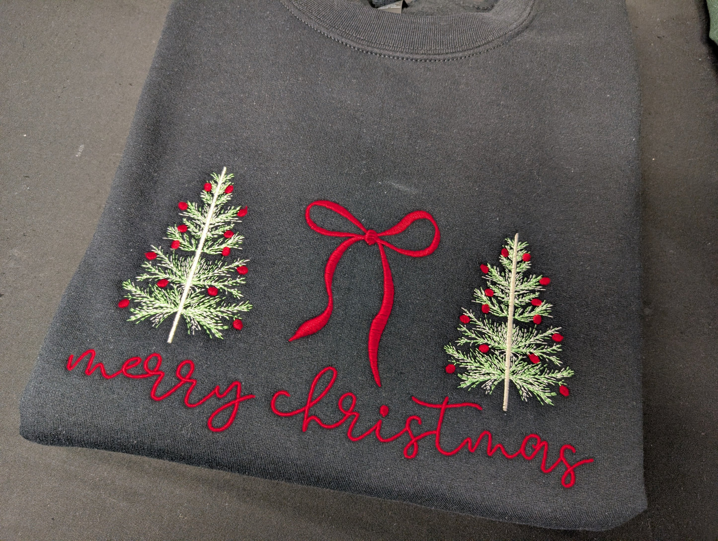 Merry Christmas Coquette Emb.