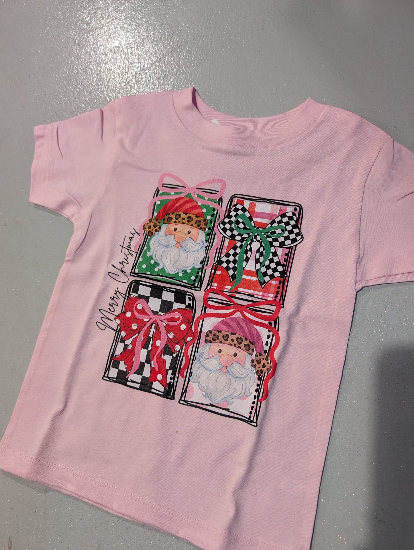 Santa Checkered Boxes