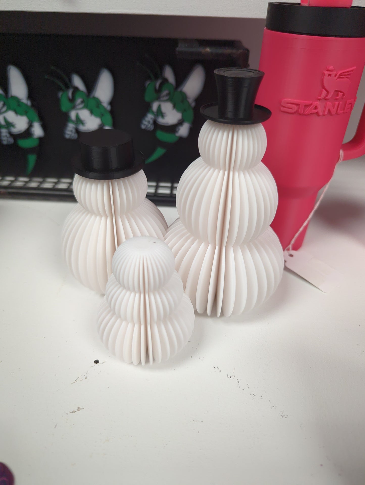 3D Snowman Set