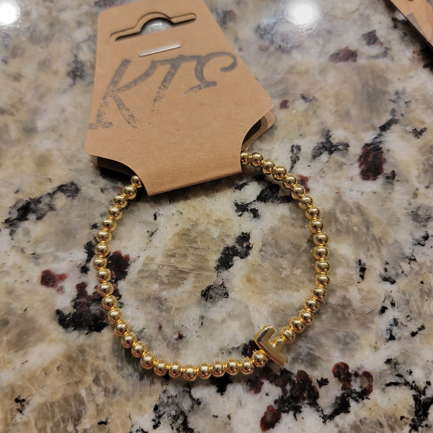 Gold Initial Bracelet