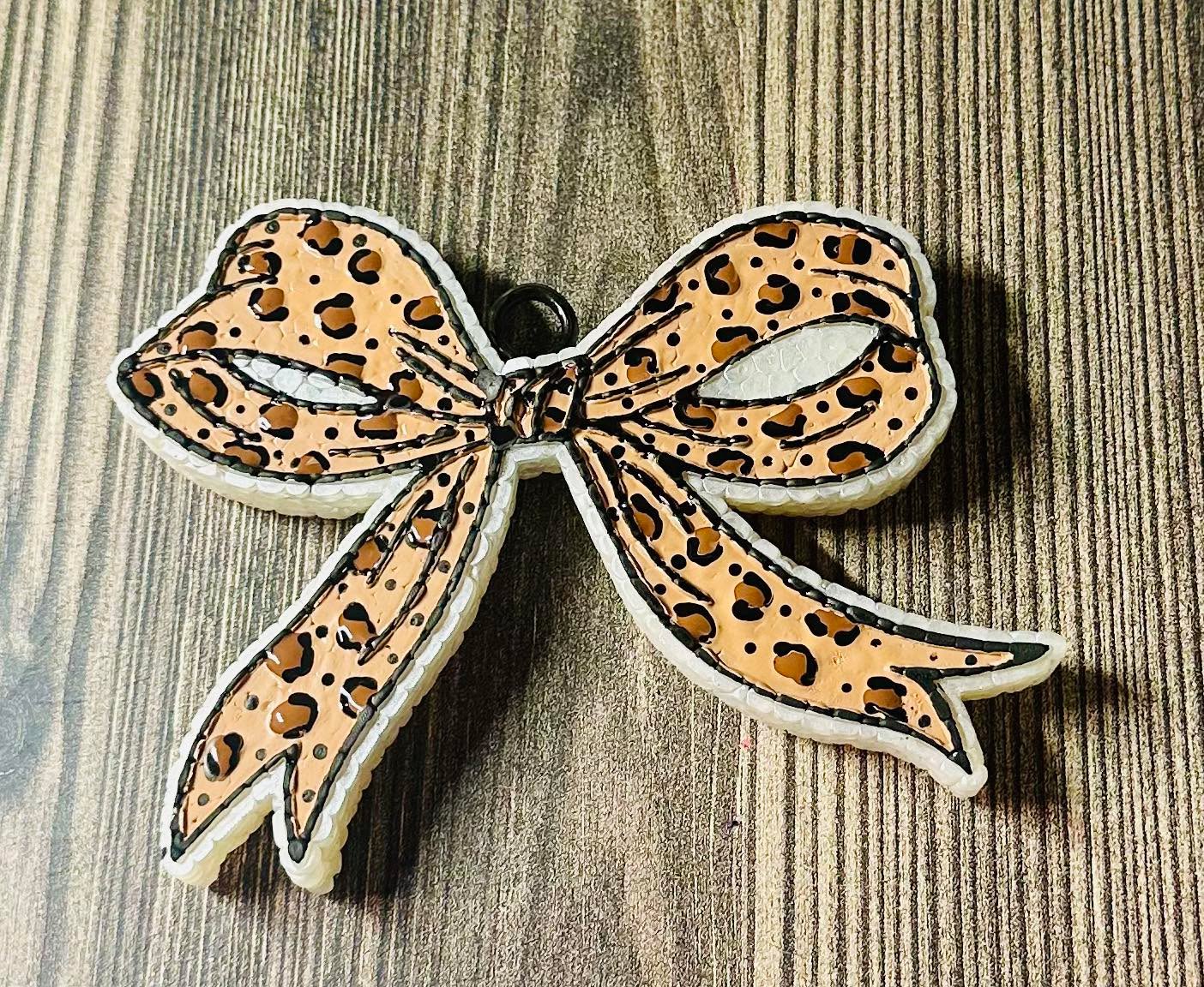 Leopard Bow - Copper Coconut