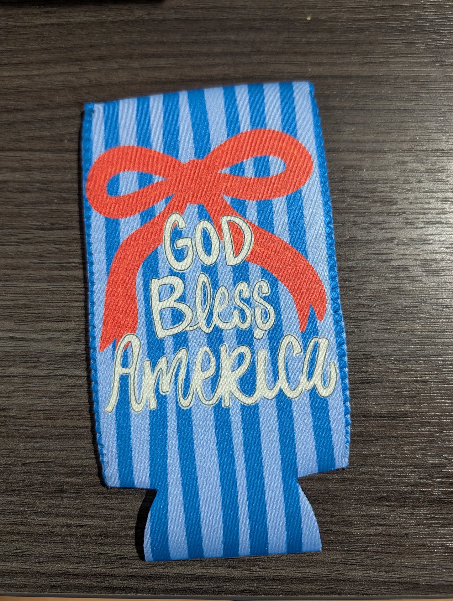 God Bless America Koozie