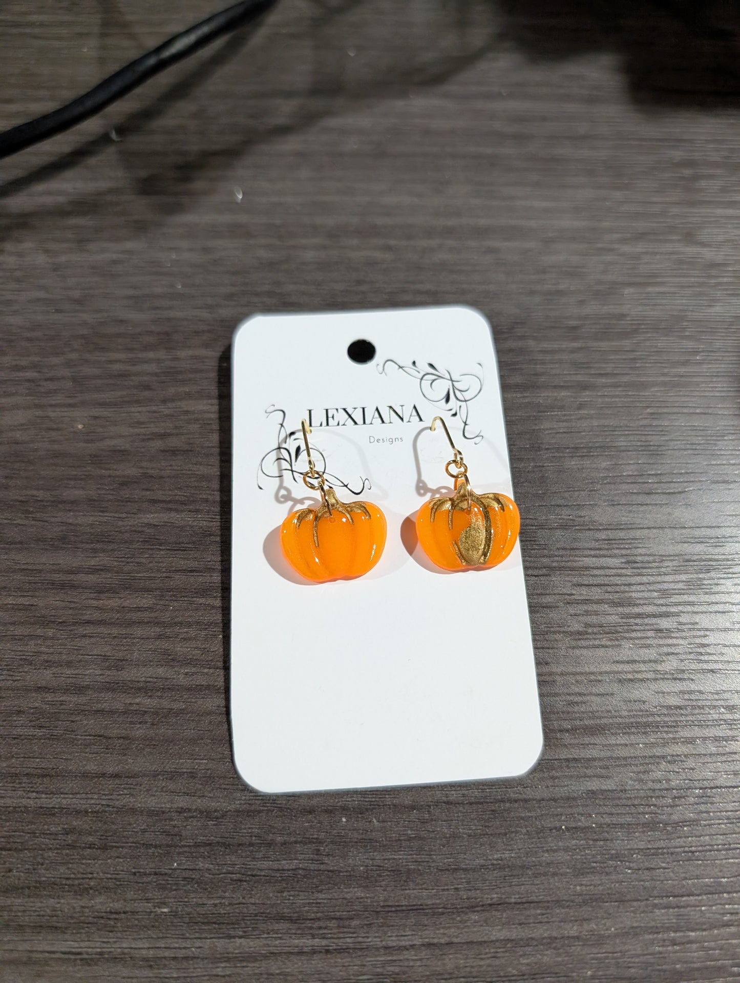 Orange Pumpkin Dangle
