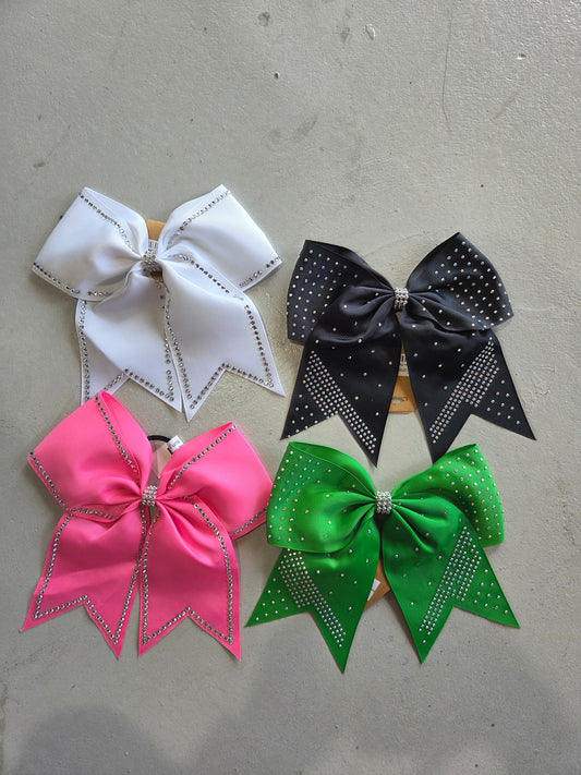 Rhinestone Ponytail Bow