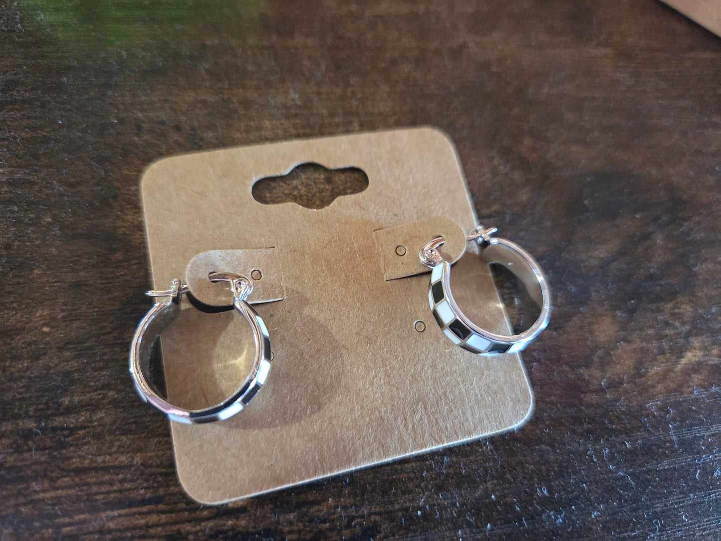 Small Checkered Hoop