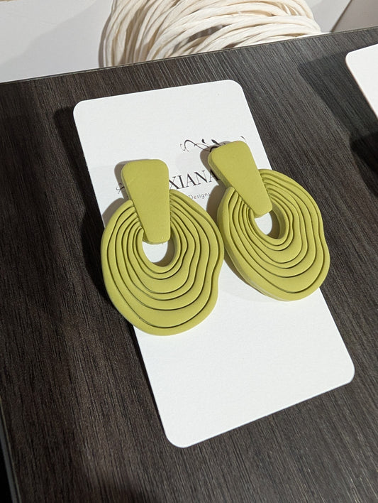 Spring Hoops - Green