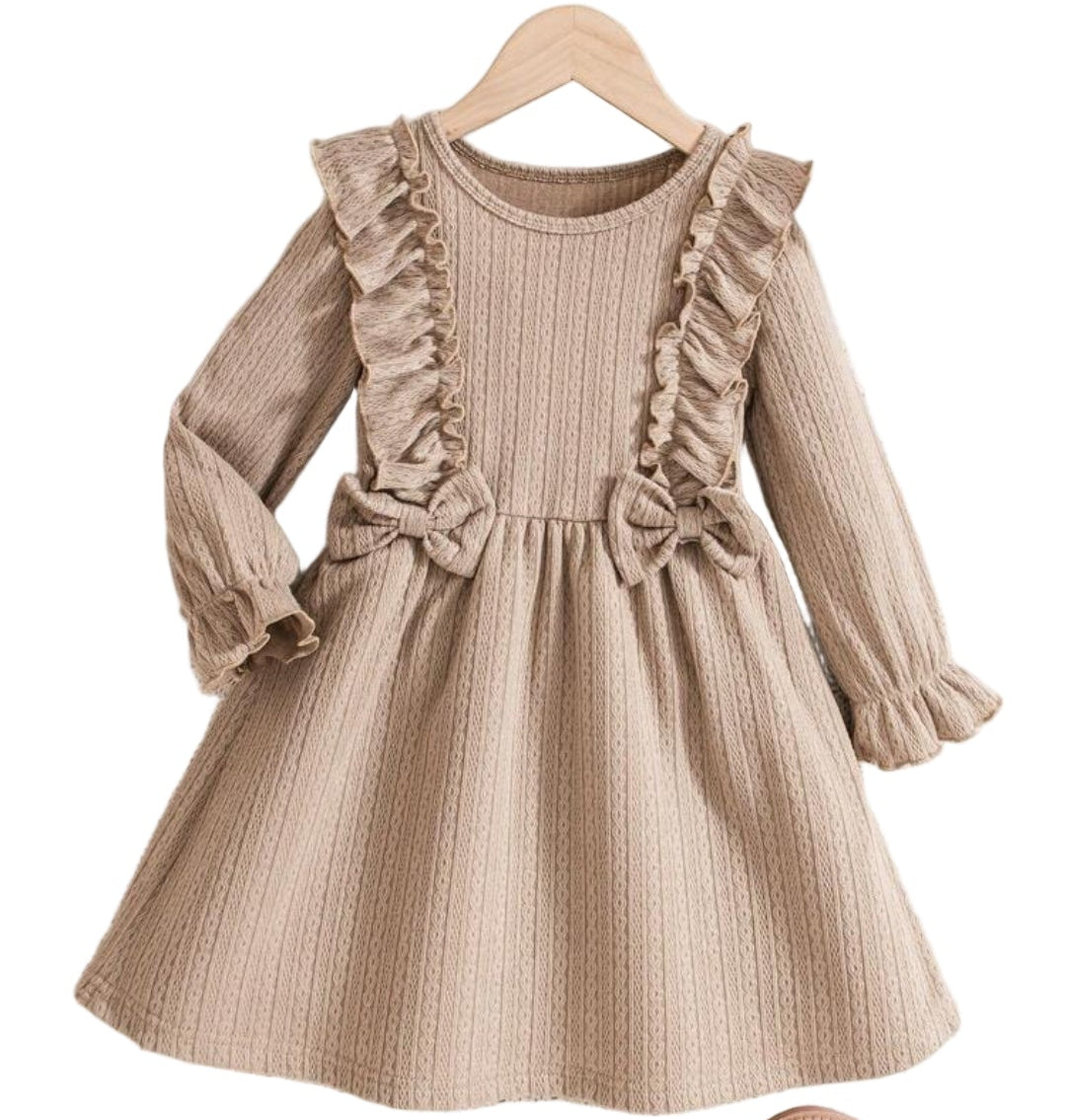 Girls Tan Dress