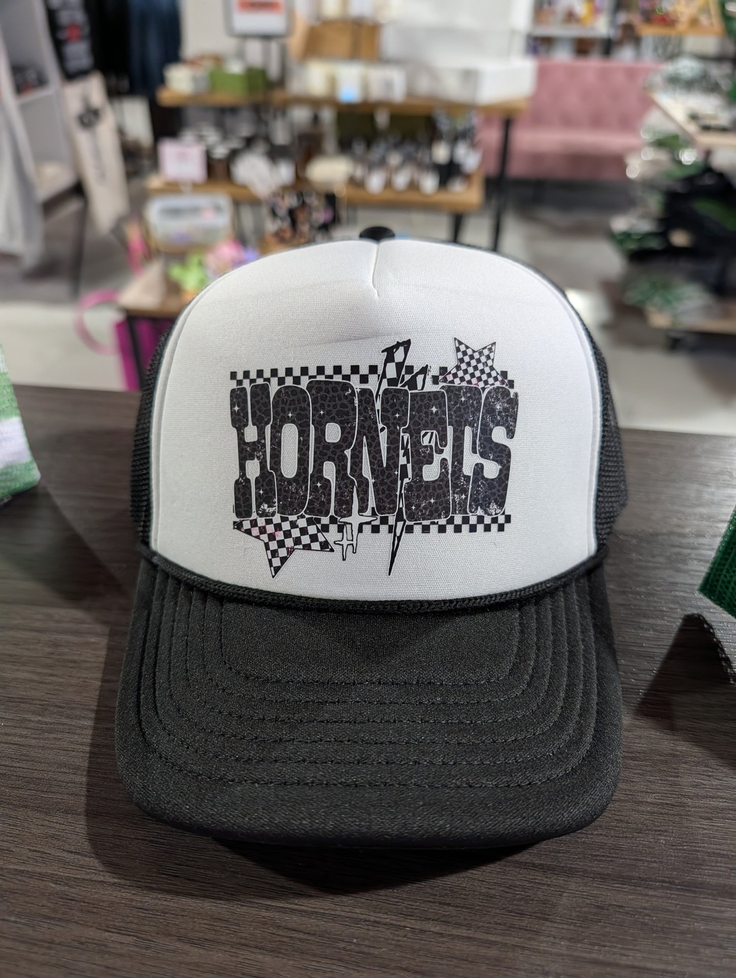 Hornets Checkered Hat