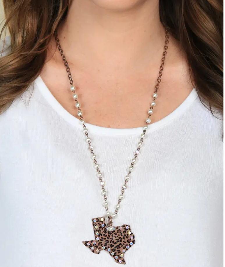 Leopard Texas Necklace