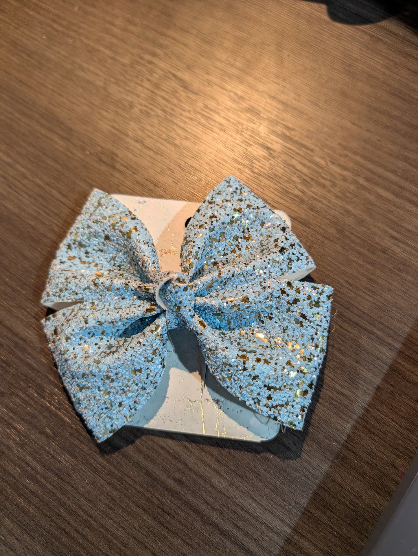 Glitter Blue Bow
