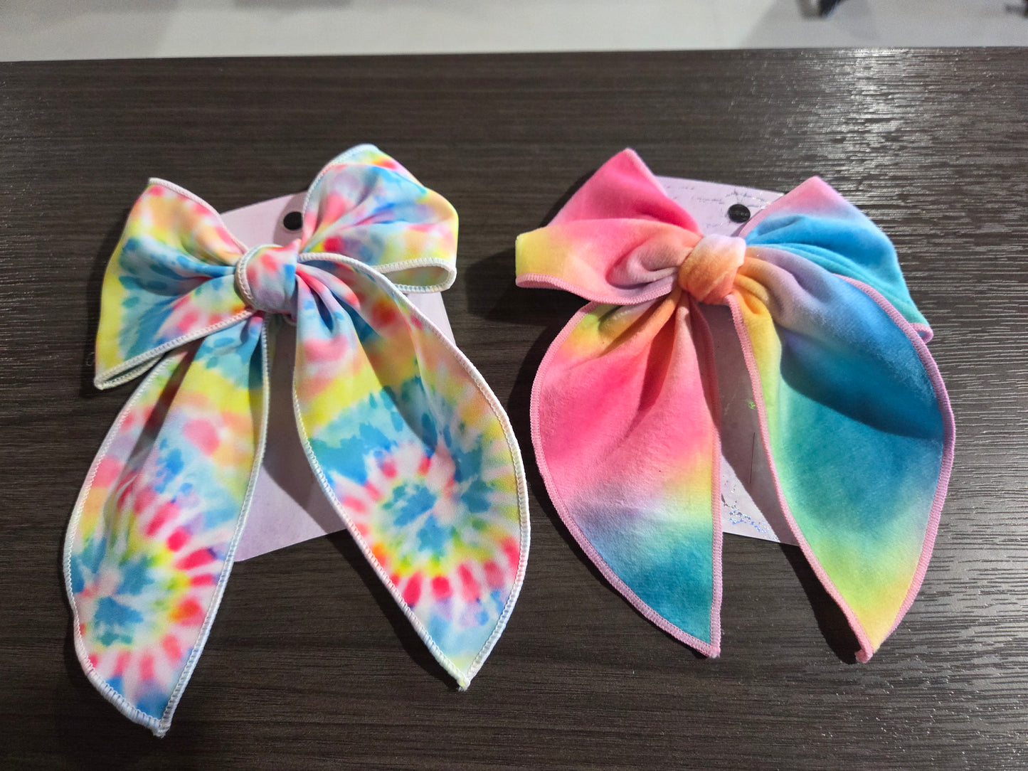 Tie Dye Cheer Bow