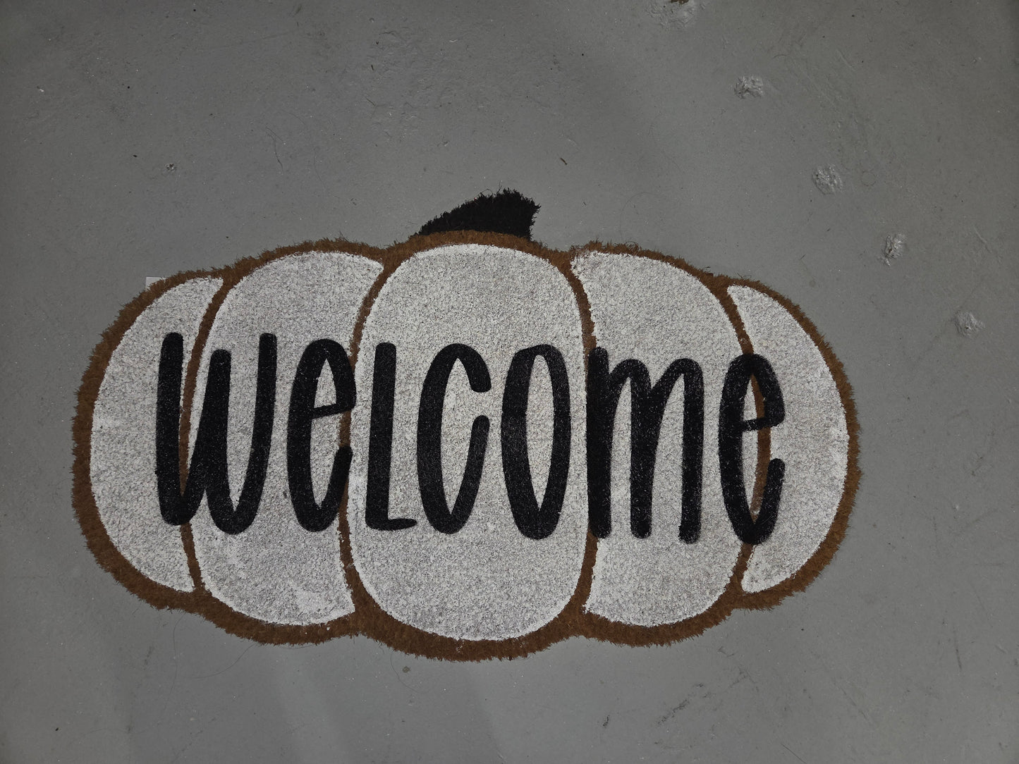Pumpkin Door Mat