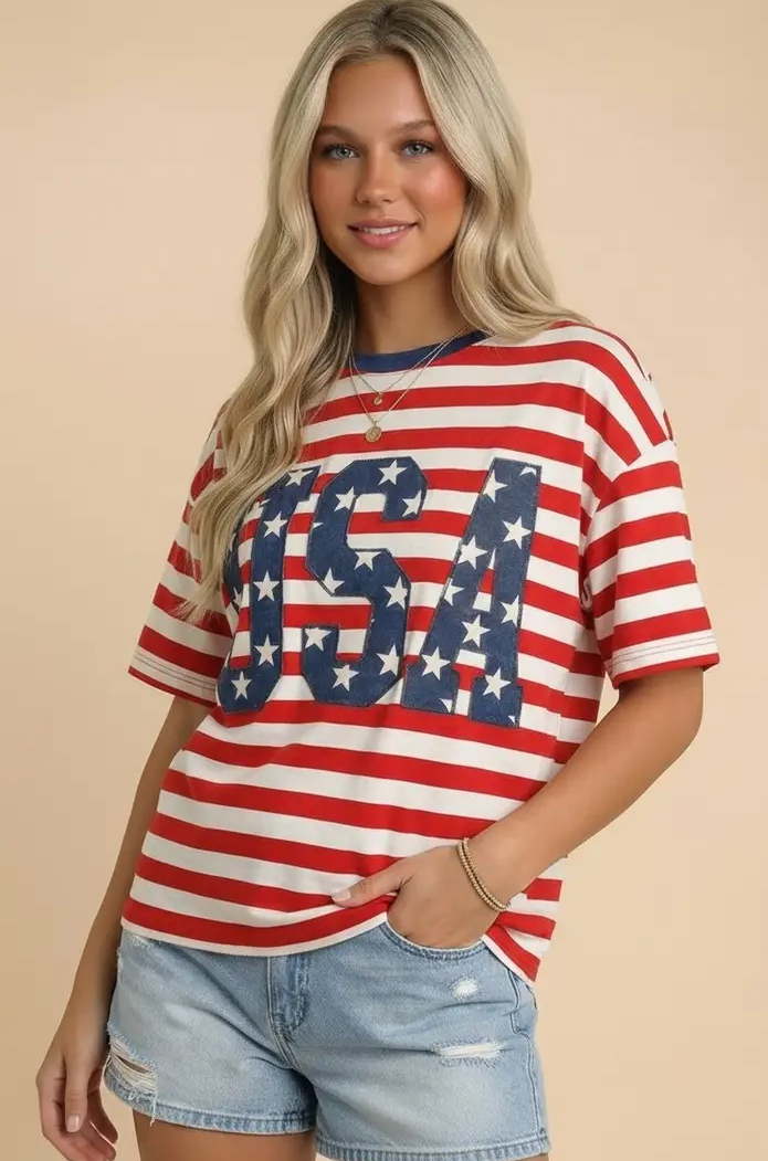 USA Oversized Tee