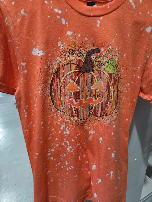 Pumpkin Bleached Tee