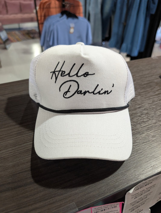Hello Darlin' - White/Blk