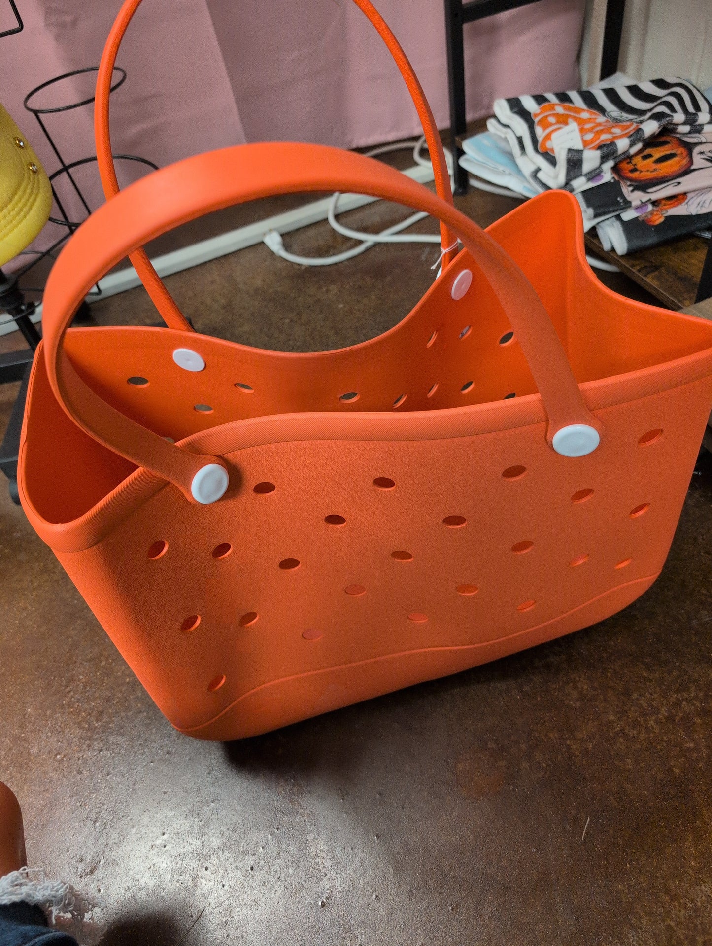 Rubber Tote Large - Orange