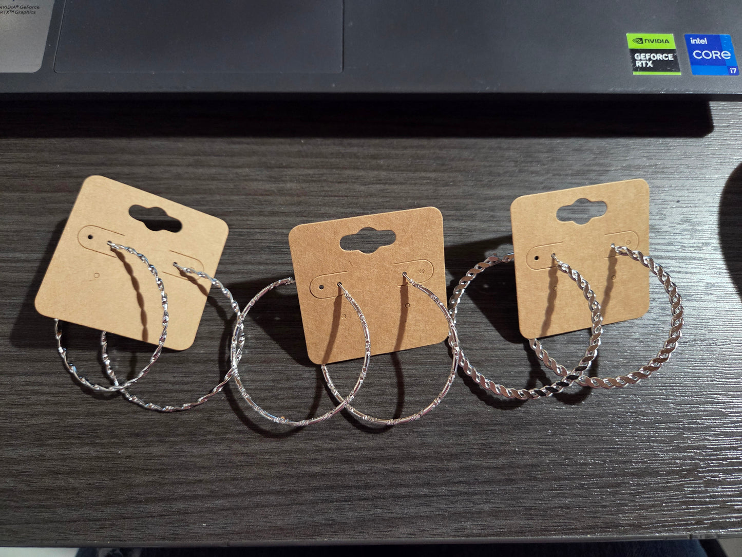 Silver Hoops