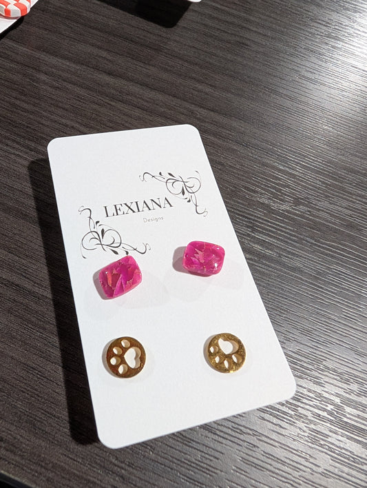 2pk - Pink/Paw Print