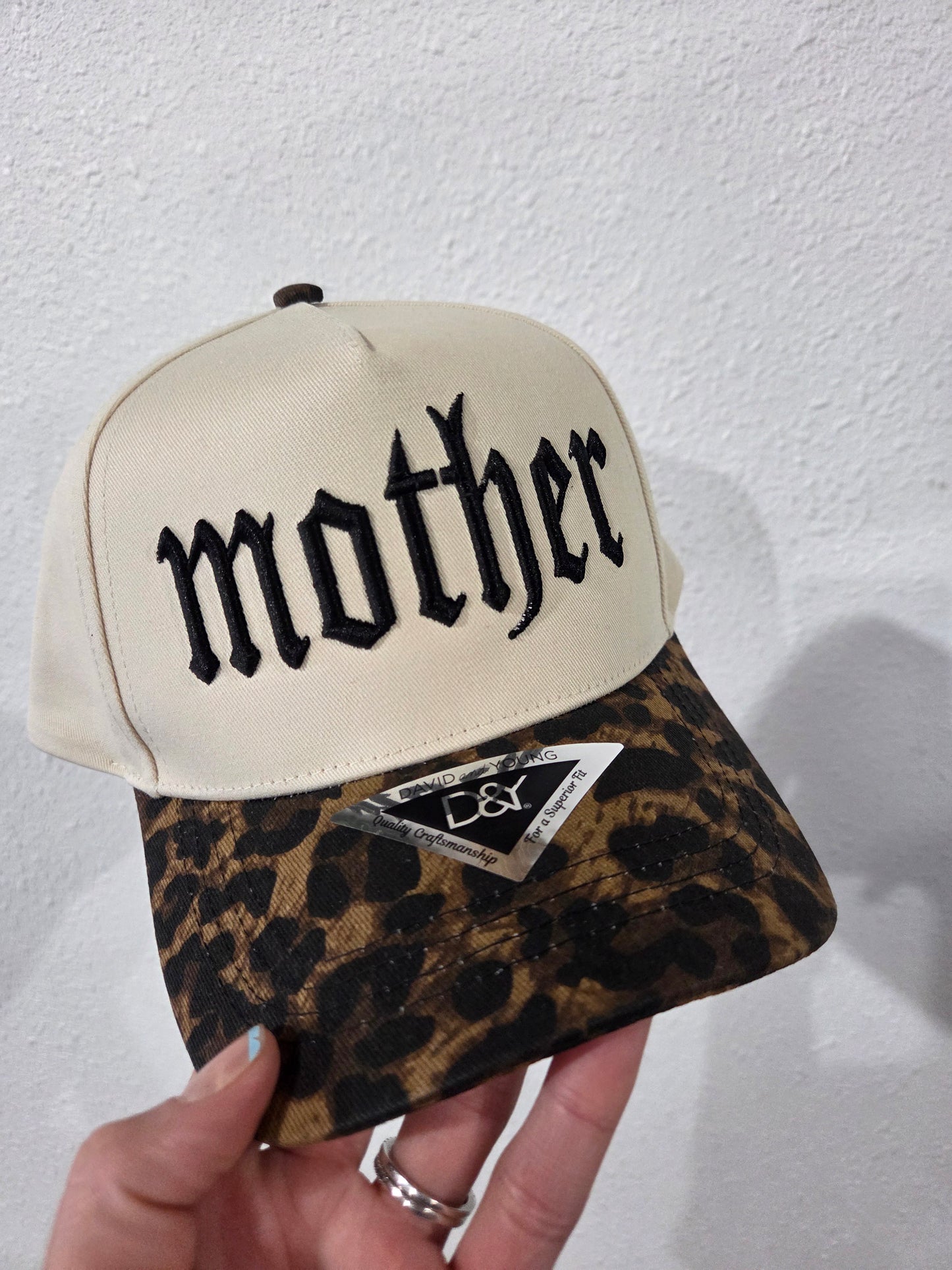 Mother/Leopard Hat