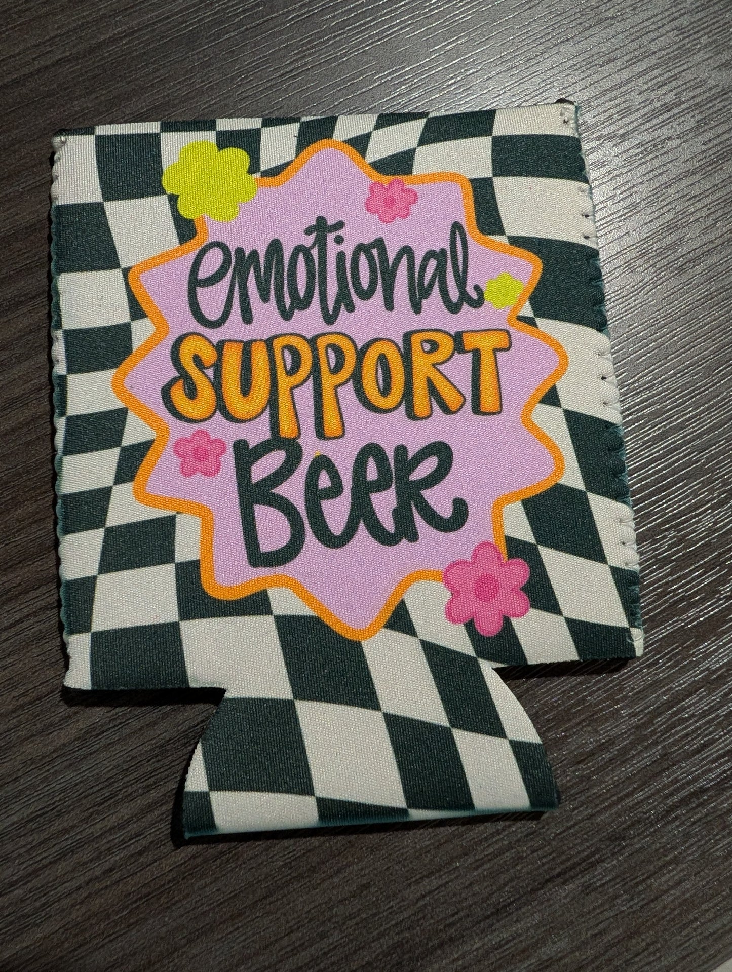 Emotional Support Beer Koozie