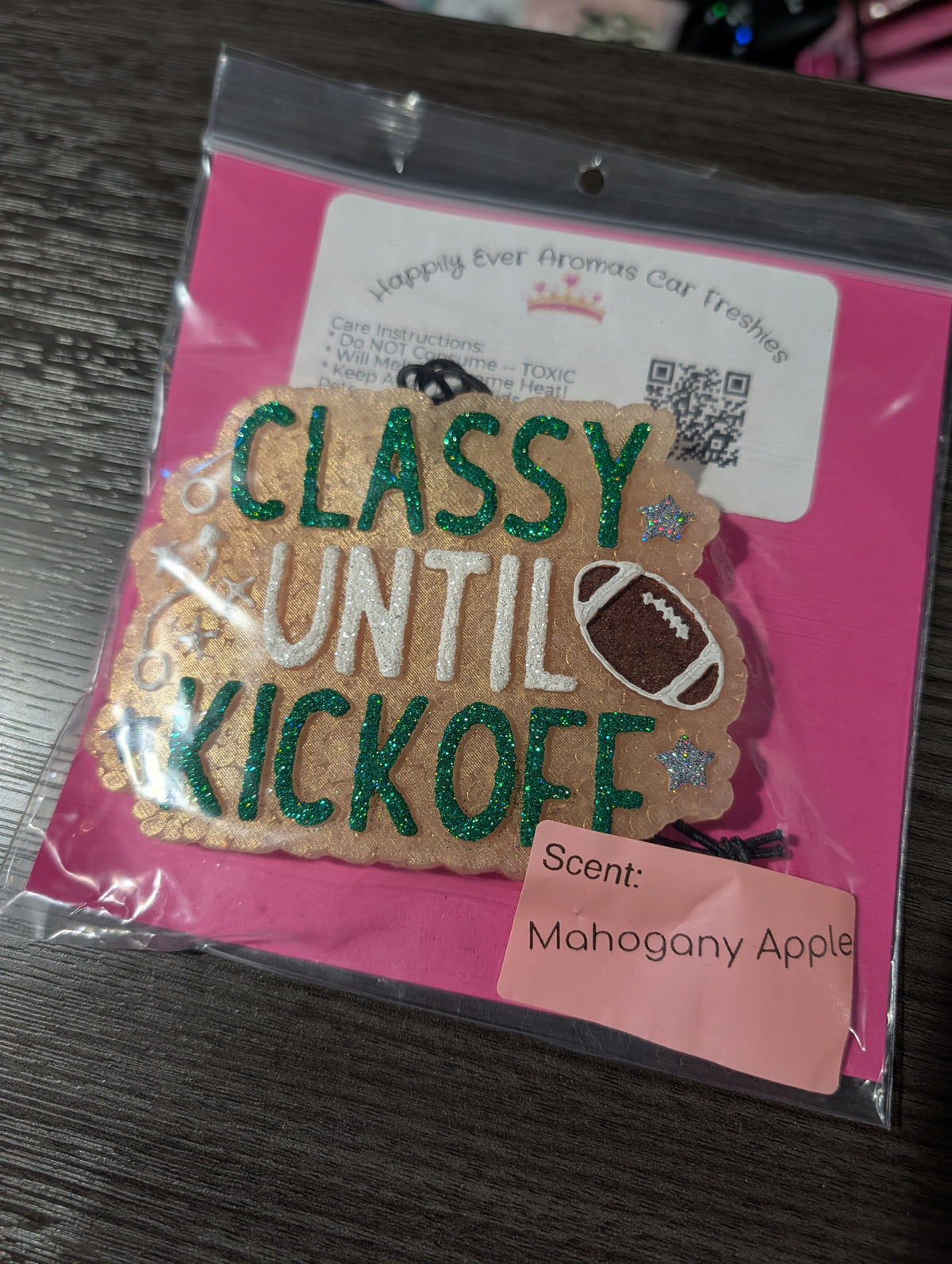 Classy Until Kickoff-Mahogany Apple