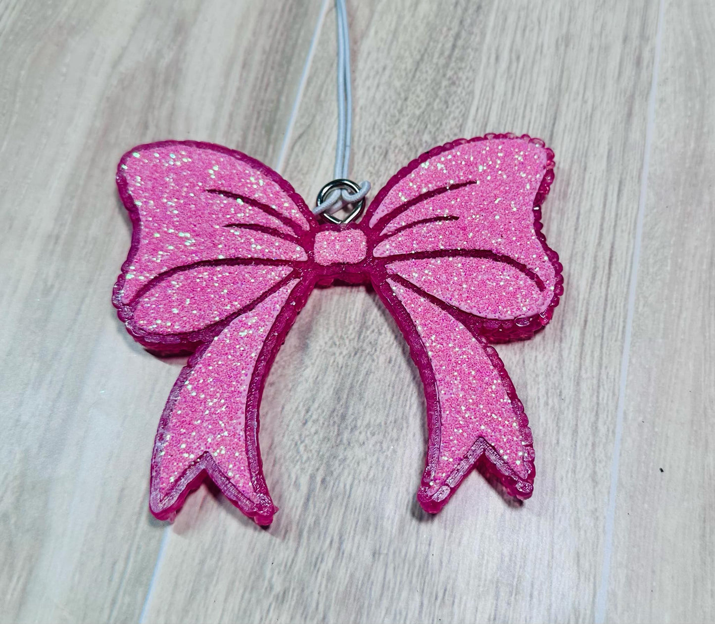 Pink Bow - Gingham