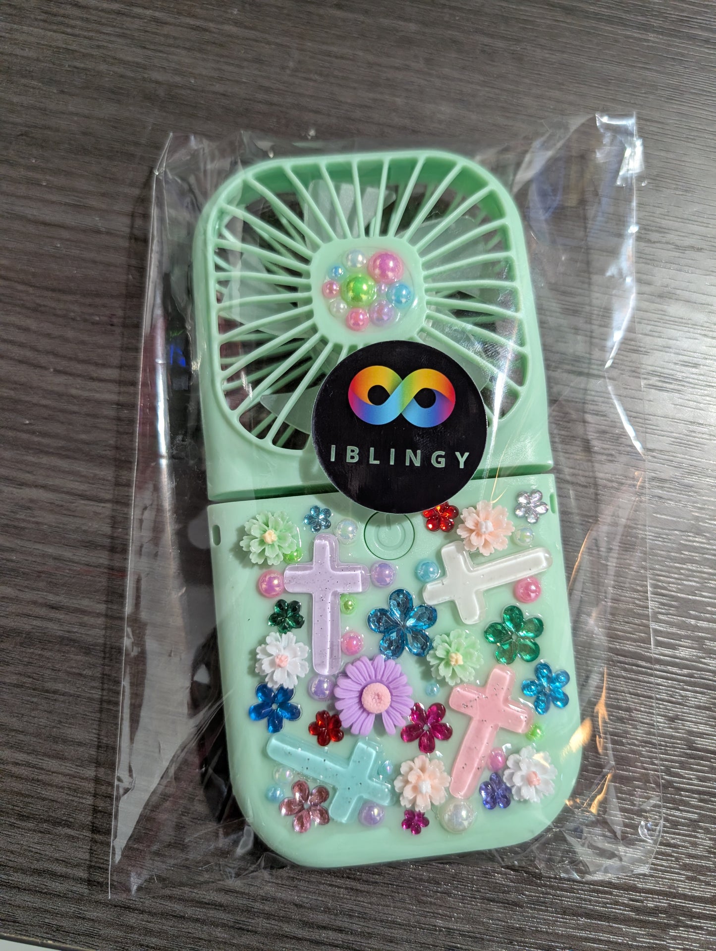 Cross Hand Fan
