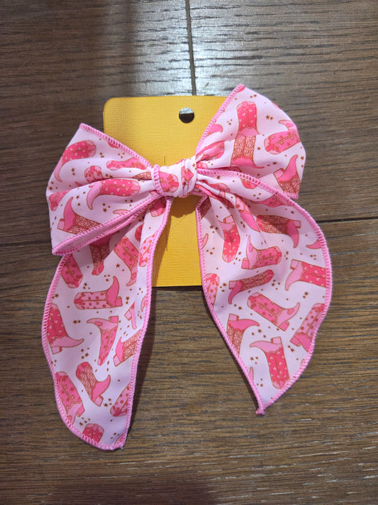 Silky Fabric Bow
