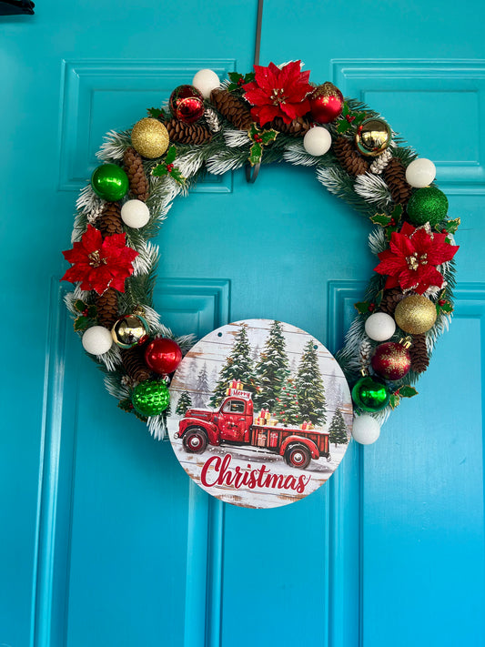 Pinecone Christmas Wreath