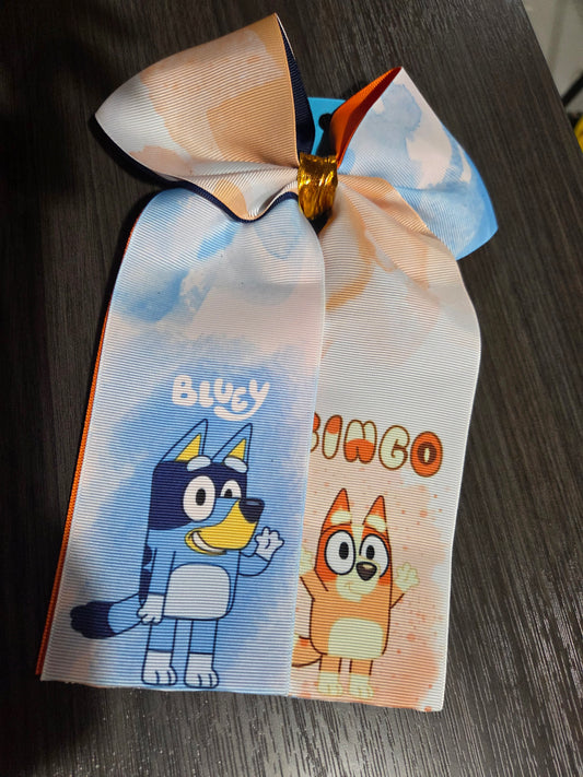 Blue Dog/ Bingo Bow