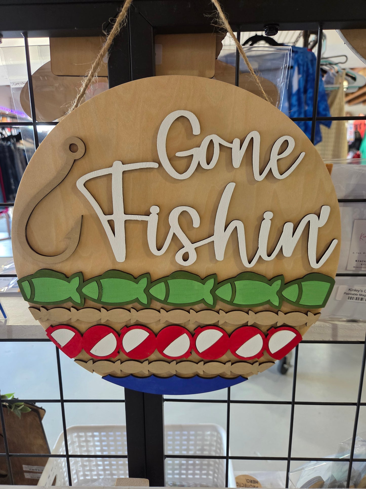 Gone Fishin Sign