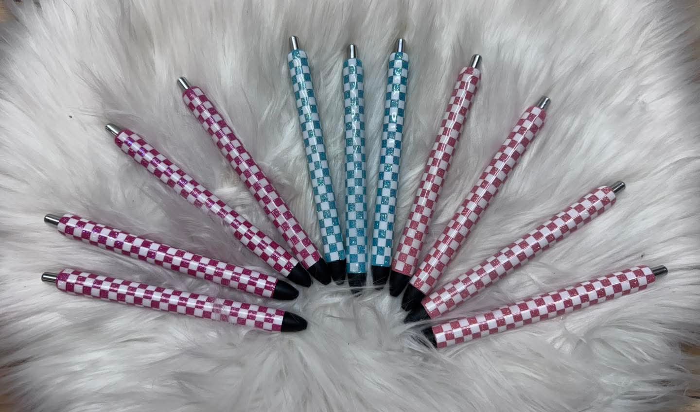 Checkered Gel Pen