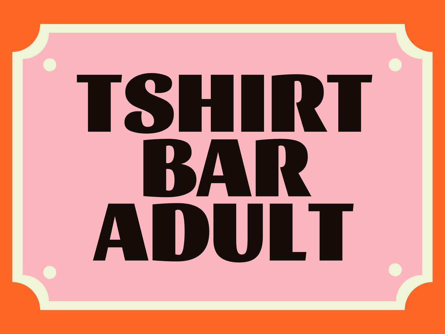 TShirt Bar - Adult