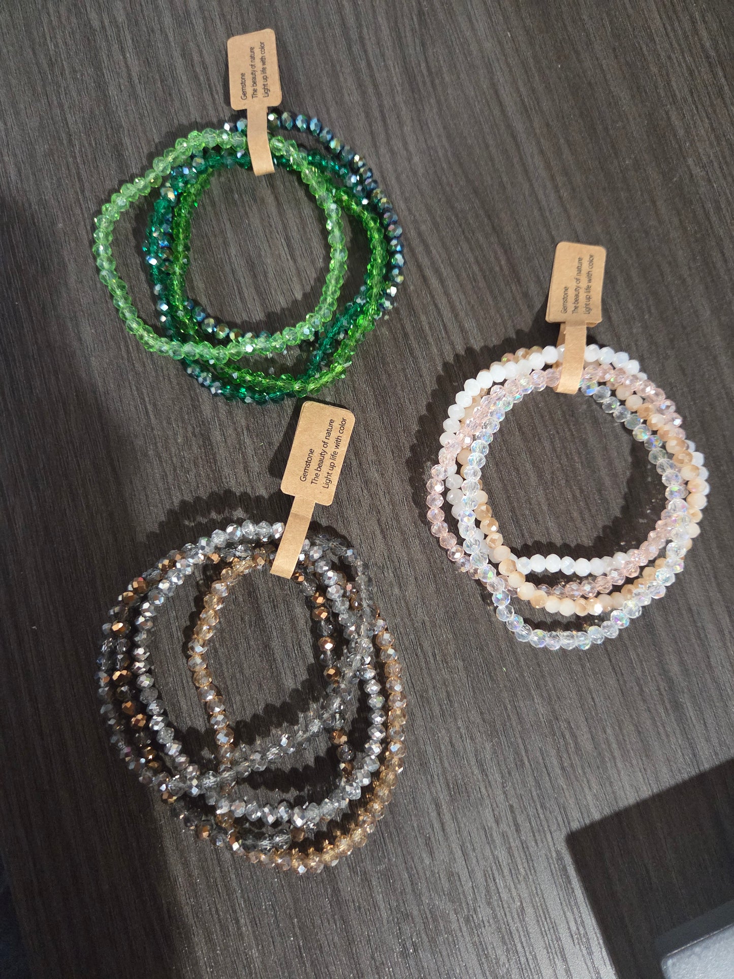 Beaded Stretch Bracelet Set